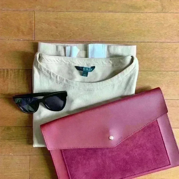 Lauren Ralph | Vintage RL tank cream thick tank top size large - Picture 2 of 6